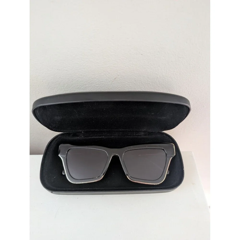Karen Walker Dark Matter Black Sunglasses